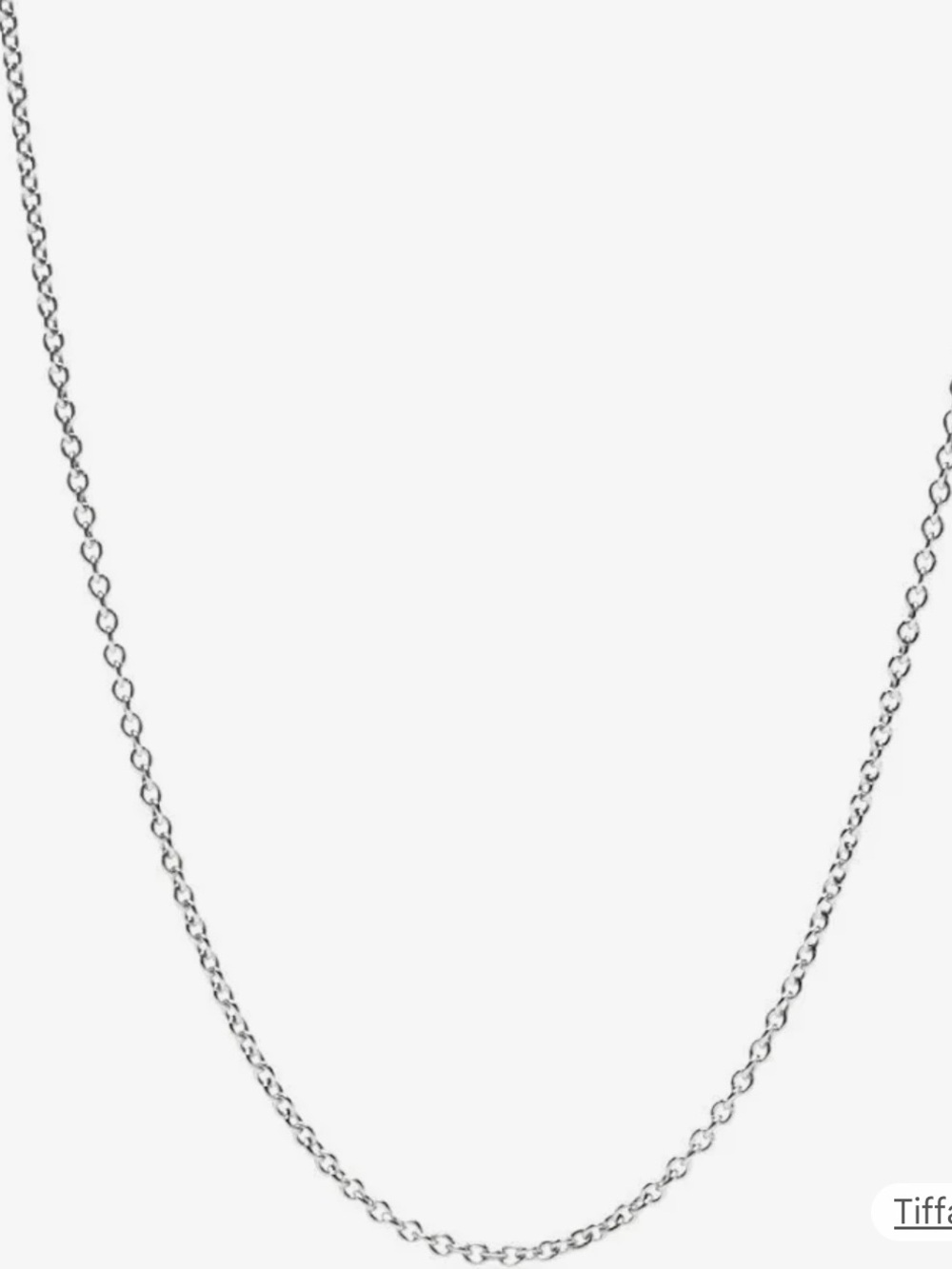Tiffany & Co. Sterling Silver Cable Link Necklace